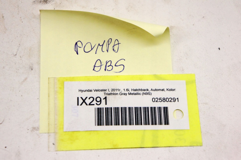 фото №7, Ix291 hyundai veloster i 1.6 насос abs 58920-2v200