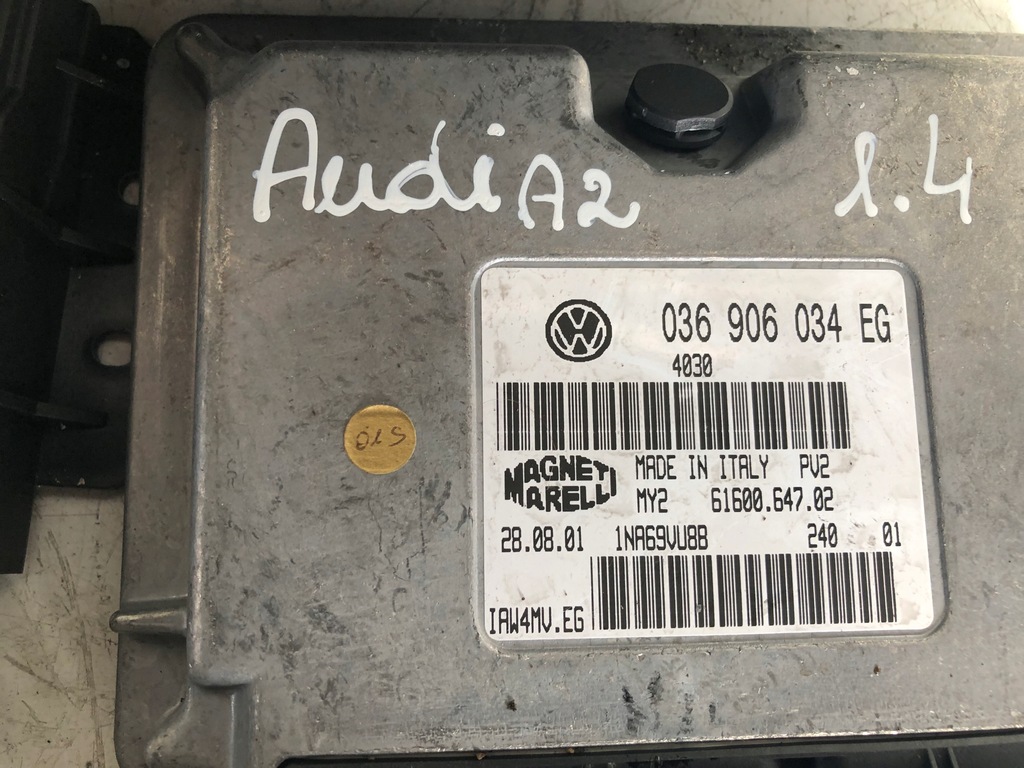 фото №5, Блок керування набір стартовий audi a2 1.4 036906034eg