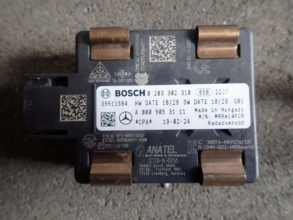 фото №1, Distronic радар mercedes w253 w205 a0009053111