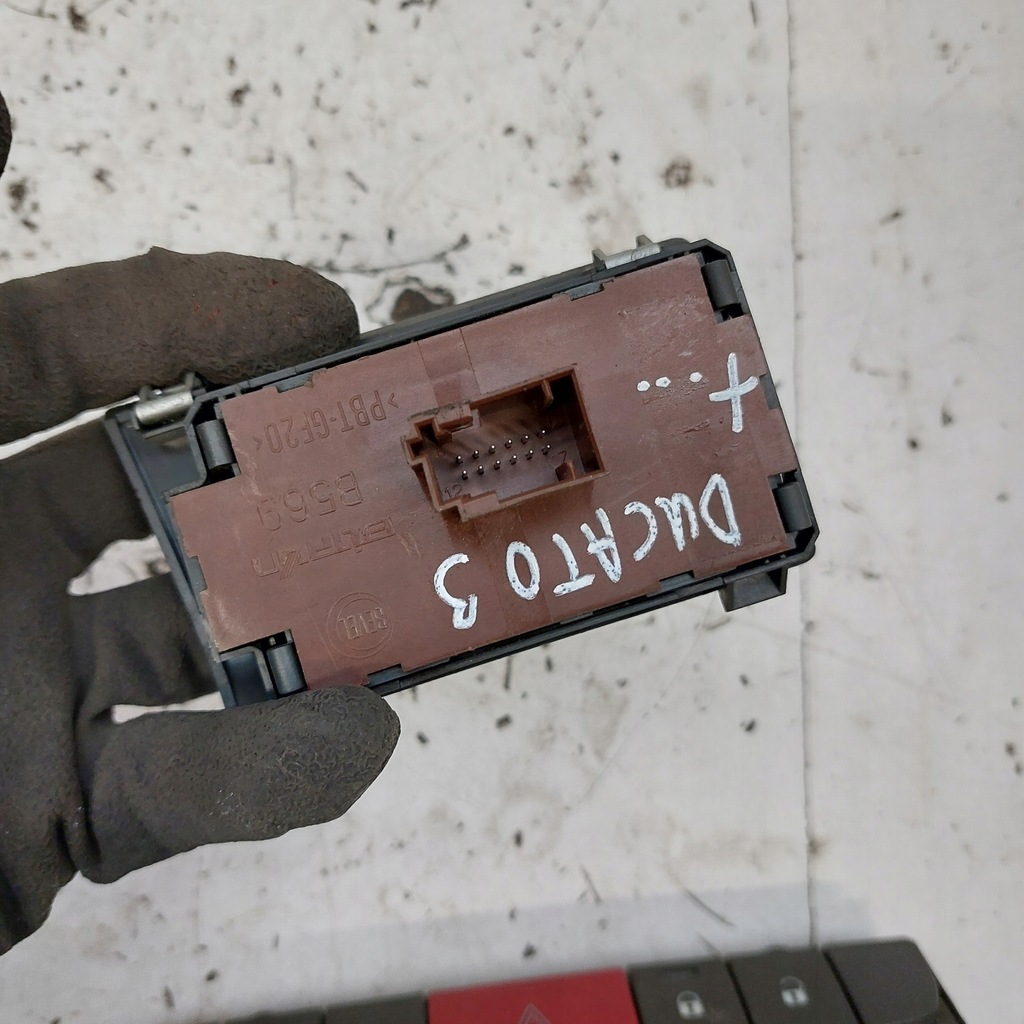 фото №11, Fiat ducato 3 iii выключатель аварийных центрального свет