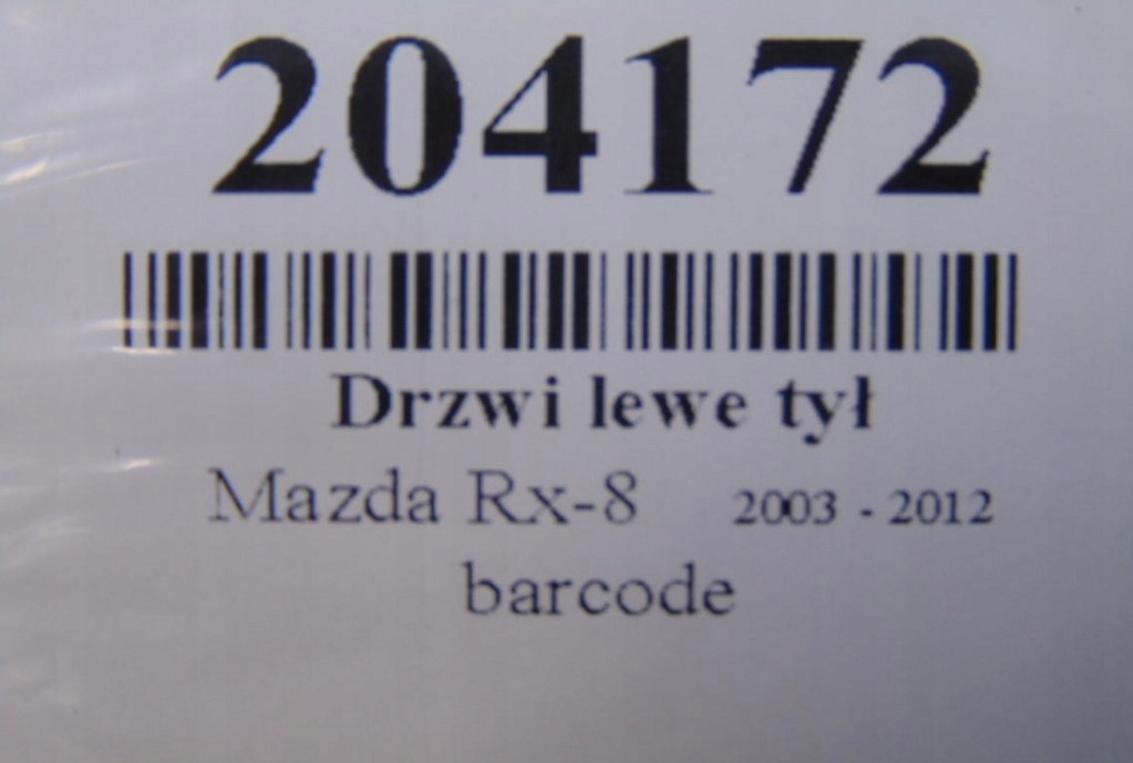 фото №8, Mazda rx-8 двері лівий задня