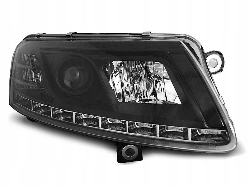 Купити Фари передні audi a6 c6 04-08 dru drl r87 h7