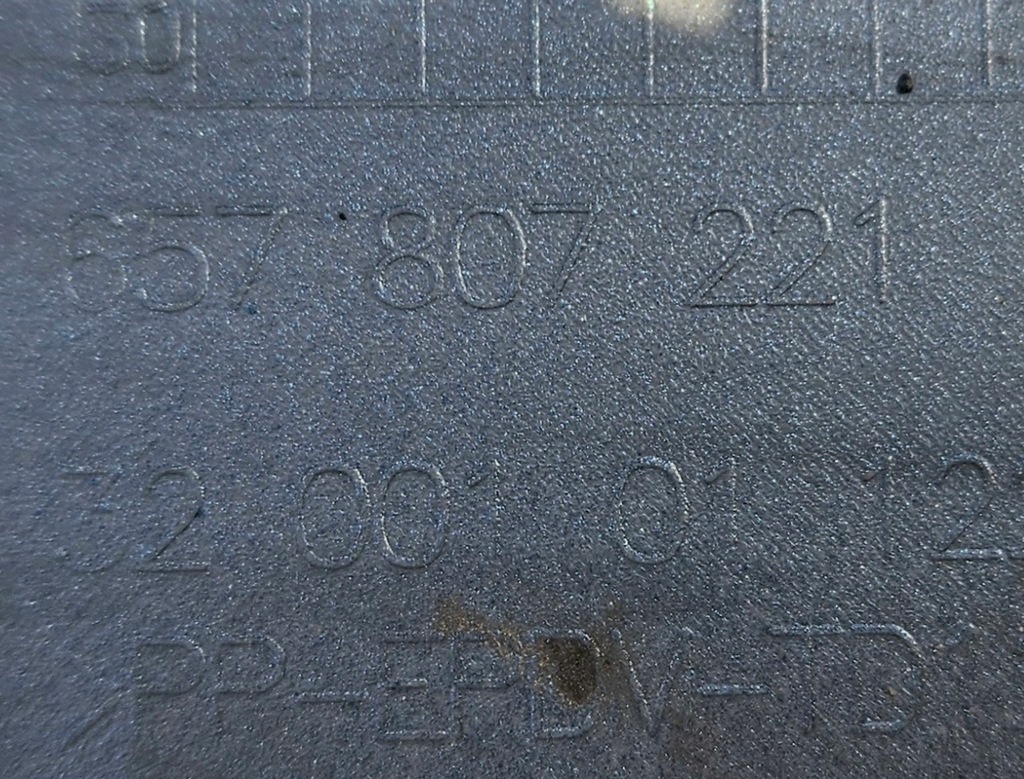 фото №8, Бампер skoda scala 657 19-21 перед решётка радиатора