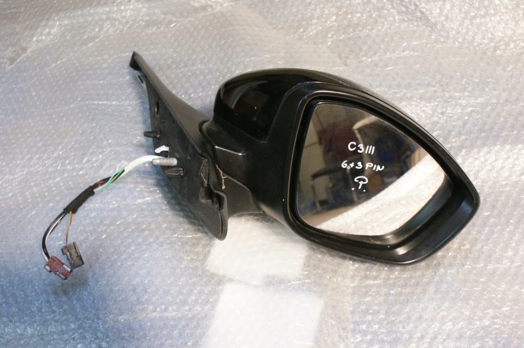 фото №1, Citroen c3 iii дзеркало праве 6+3 pin