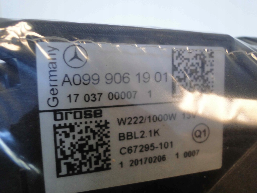 фото №8, Mercedes amg gt 190 вентилятор вентилятор 1000w