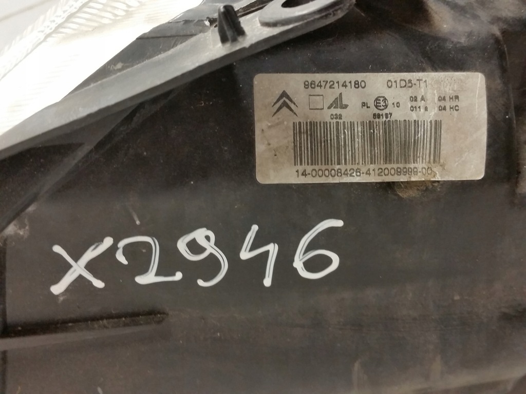 фото №16, Лампа правая передняя правый перед citroen c3 i 1 europa lift 05-09