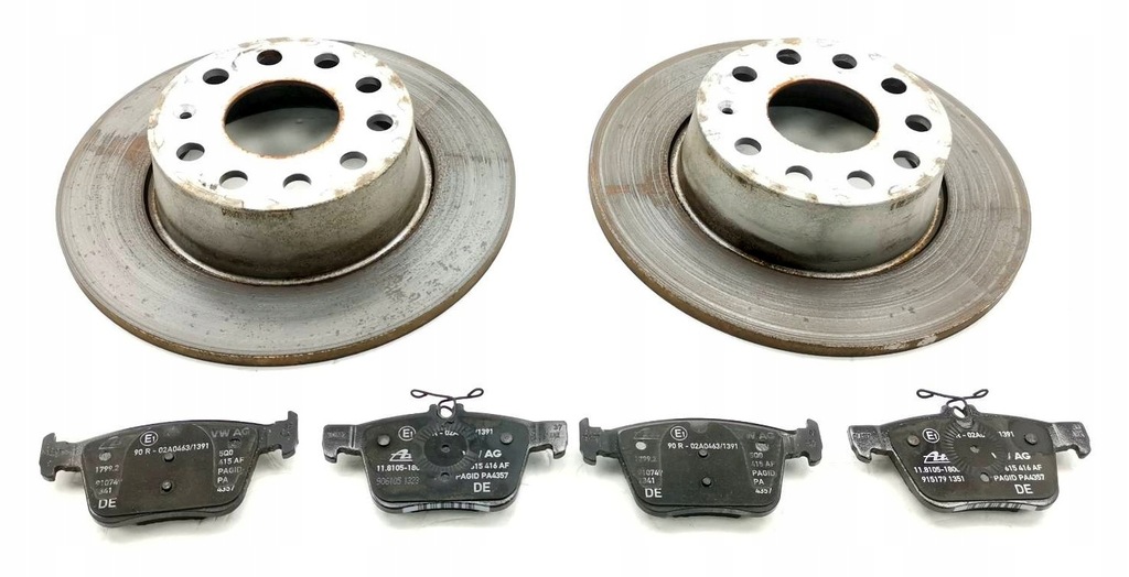 фото №1, Гальмівні колодки гальмівні диски гальмівні задня octavia ateca vw taos t-roc 2ga 5q0615601b org