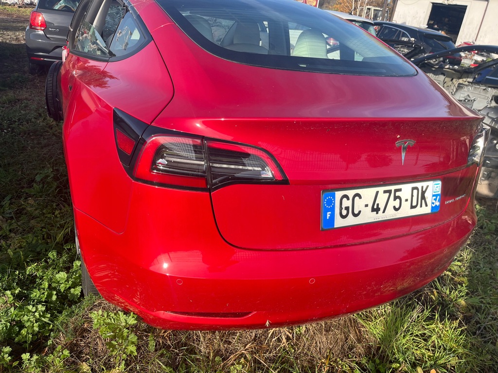 фото №10, Tesla 3 lift крыло крыша задняя с крыша kompletny крышка багажника бампер лампа ppmr