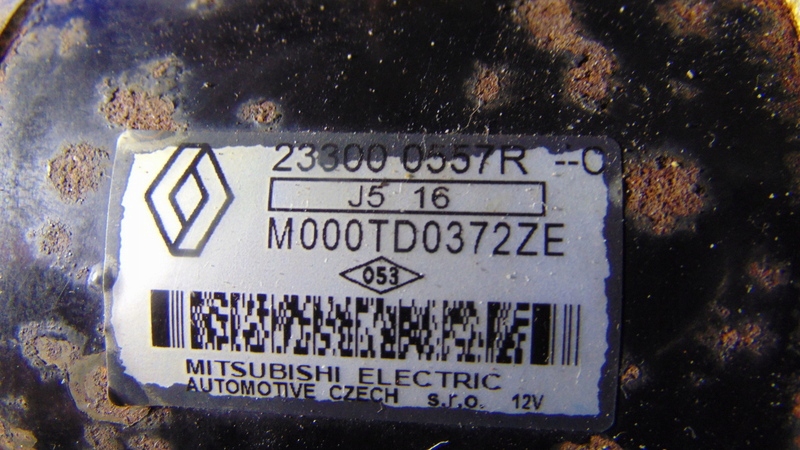 фото №3, Стартер 0.9tce renault clio iv dacia sandero