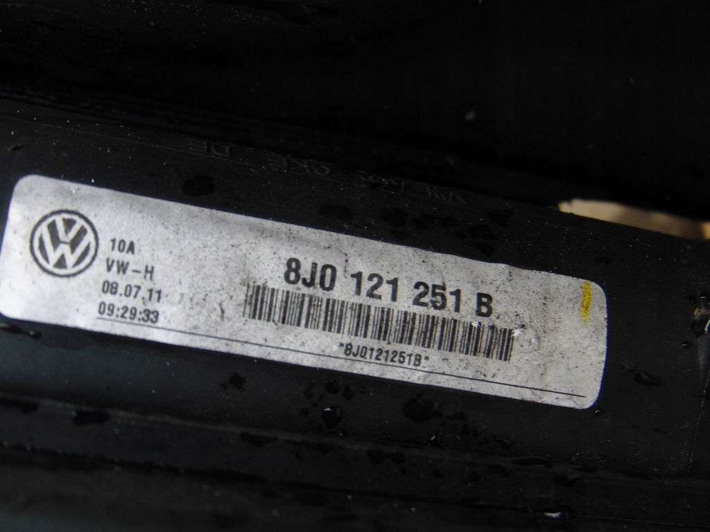 фото №10, Kpl pas передній радіатор audi rs3 8p 08- 2.5 tfsi