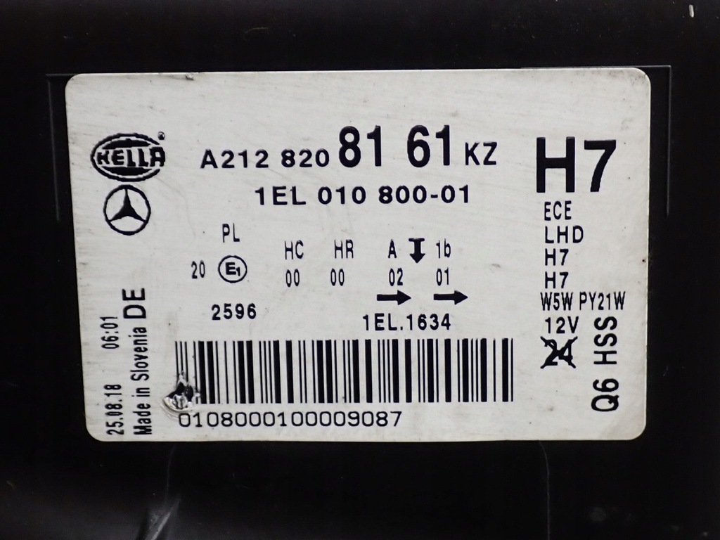 фото №13, Kompletny перед капот лампи бампер europa mercedes e-klasa w212 09r