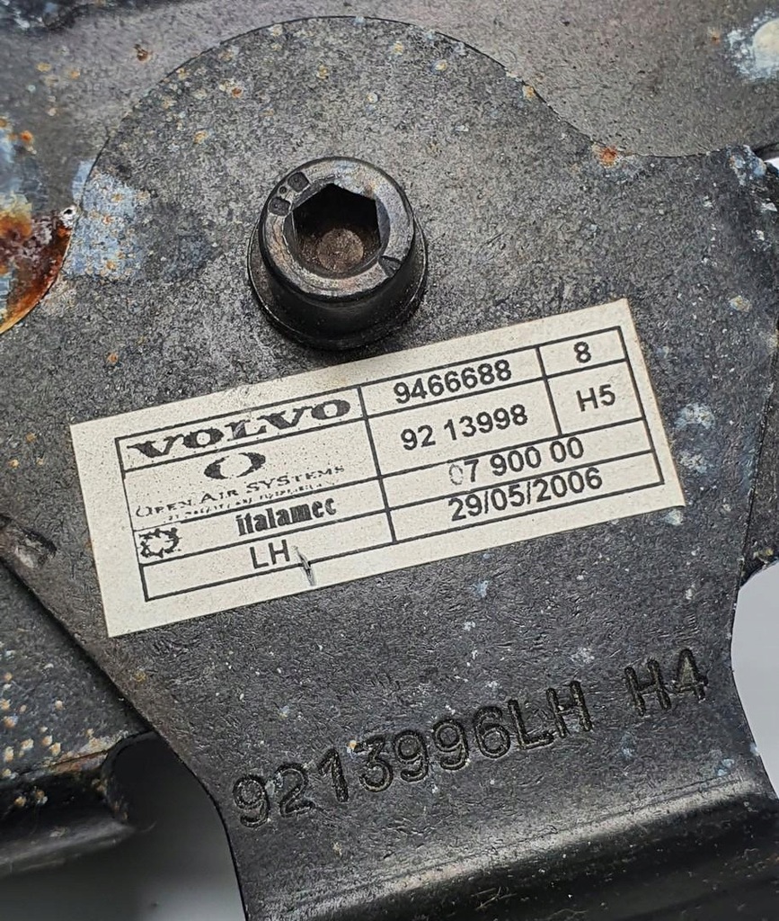 фото №5, Замок засов крыша левый задняя volvo c70 ii 9466688 cabrio