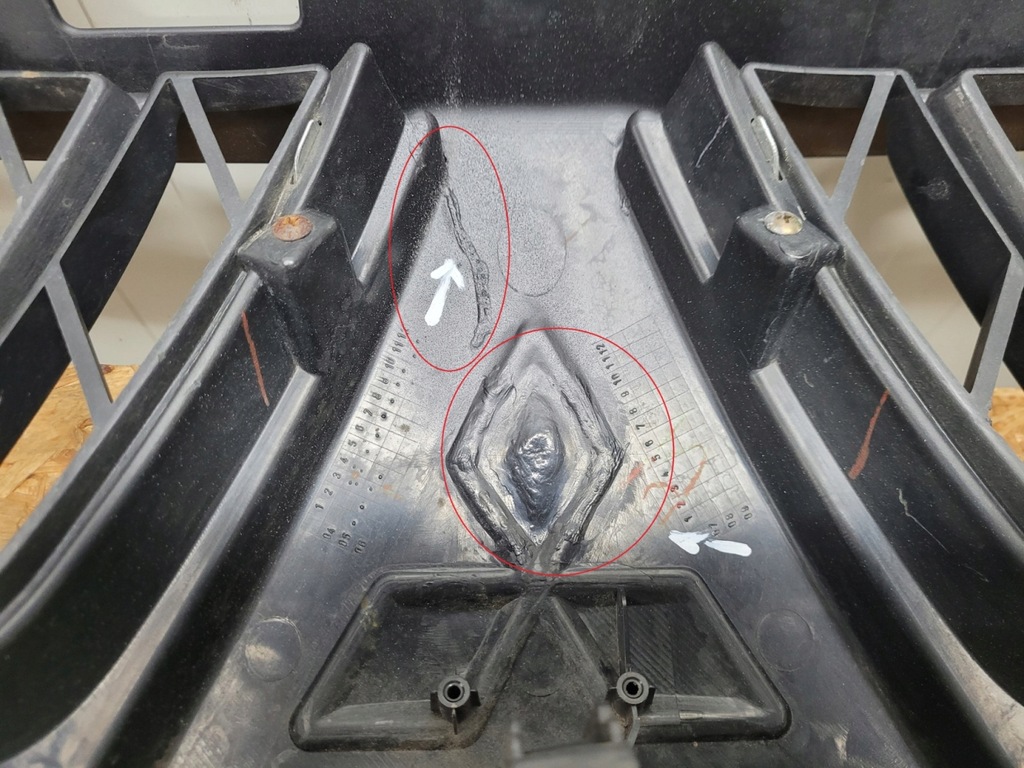 фото №13, Решётка радиатора решётка радиатора бампера mitsubishi pajero