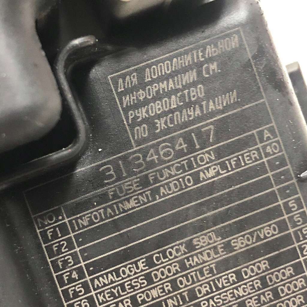 фото №6, Коробка предохранителей предохранители s60 ii v60 i