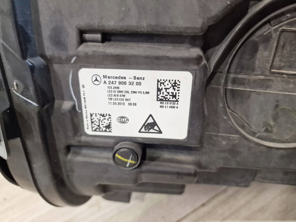 Mercedes glb 247 фара правая full led performance Киев