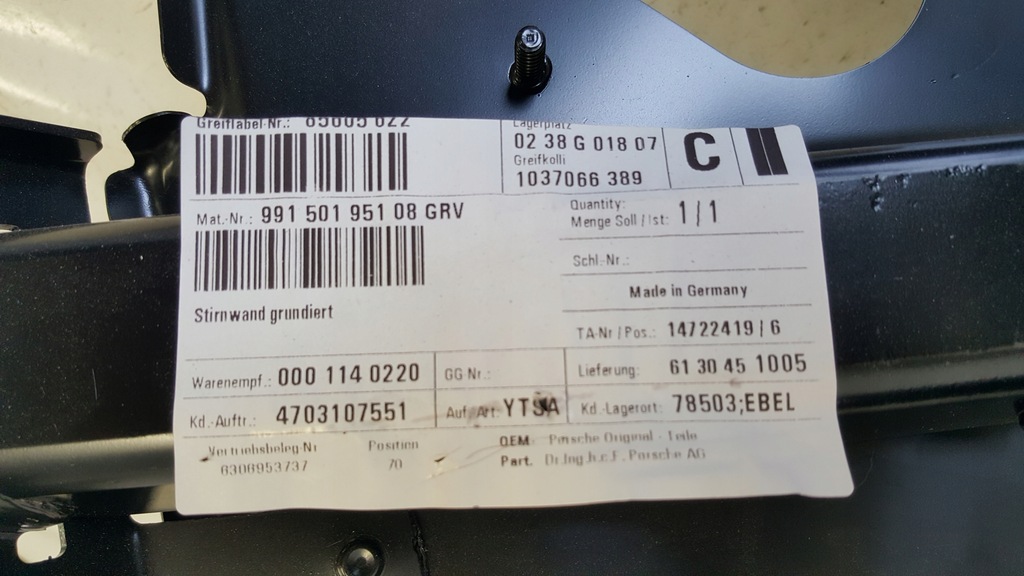 фото №8, Porsche 991 911 підсилювач pas перед 2011-2019r