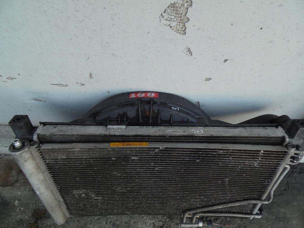 фото №2, Радіатор вентилятор комплект mercedes slk r 171