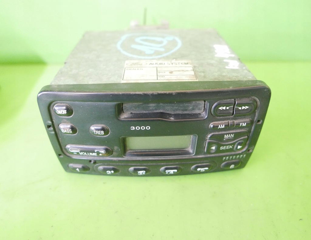 фото №3, Радио кассетный радиопроигрыватель ford 3000 2 канал + kod