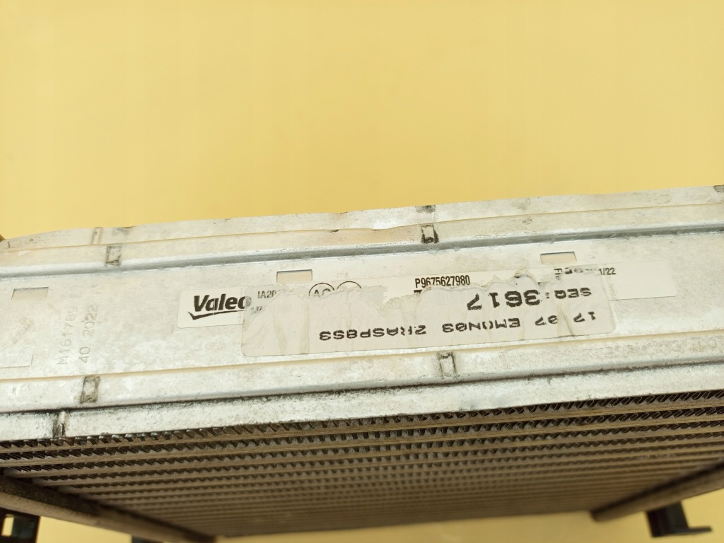 Peugeot citroen toyota opel радиатор интеркулер воздуха p9675627980 с Разборки