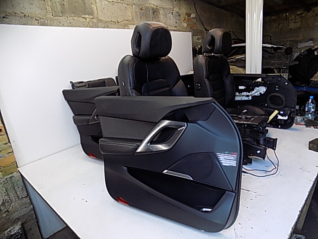 фото №7, Citroen ds5 11- сидіння сидіння заднє сидіння обшивки тунель czarna шкіра комплект