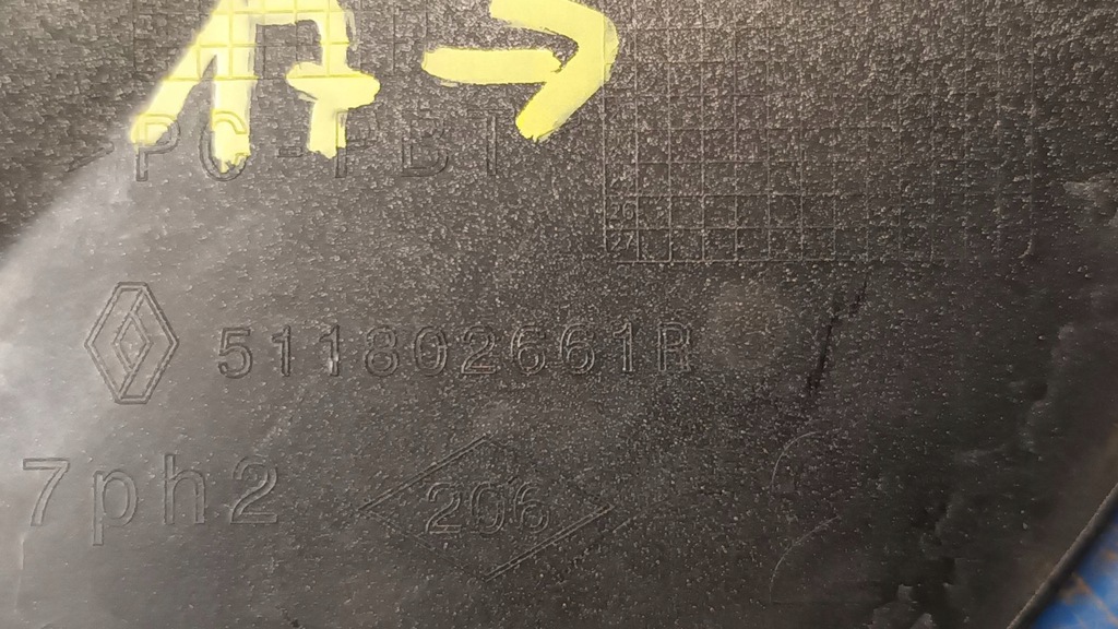 фото №3, Заглушка бампера передний renault captur lift 2017-2019