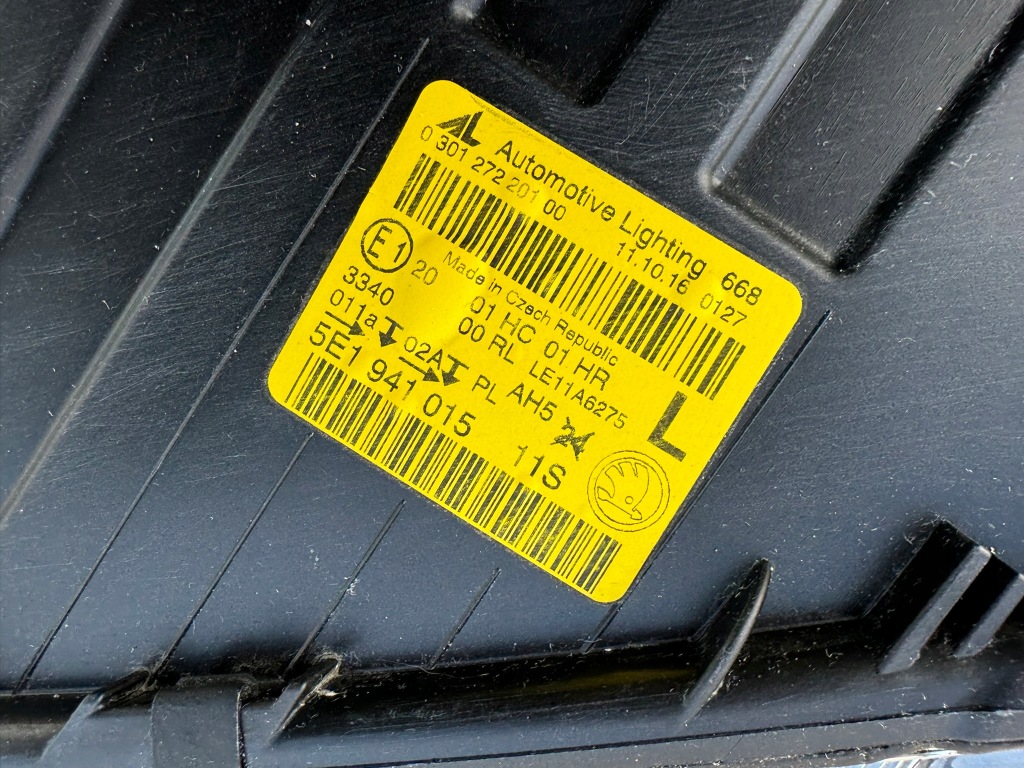 фото №16, Skoda fabia 3 iii 12-16r лампа левая передняя левый перед 5e1941015