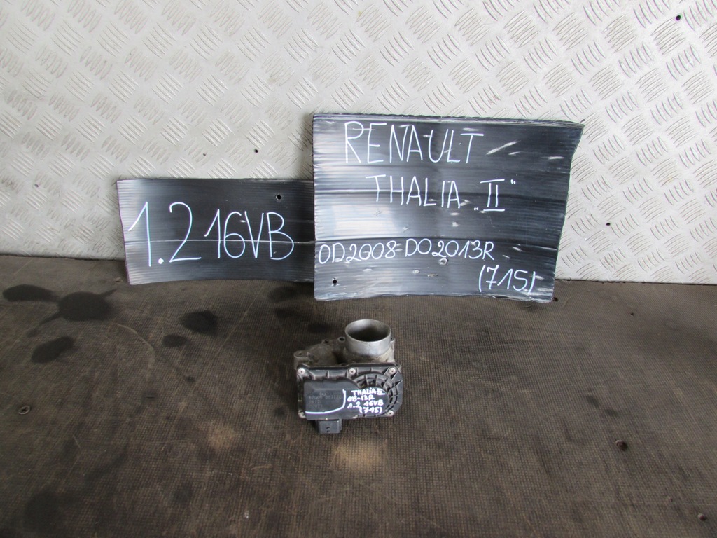 фото №1, Дроссельная заслонка 1.2b 16v renault thalia 08-13r 8200568712c