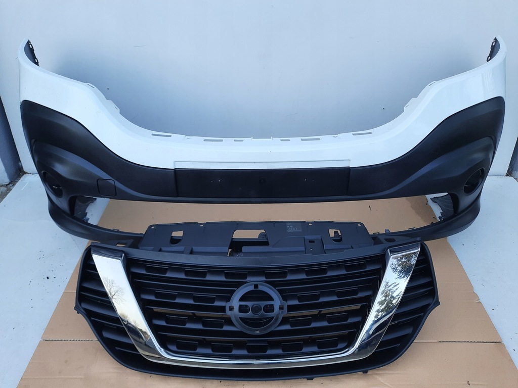 фото №1, Renault trafic iii nv300 бампер перед решётка радиатора oryg