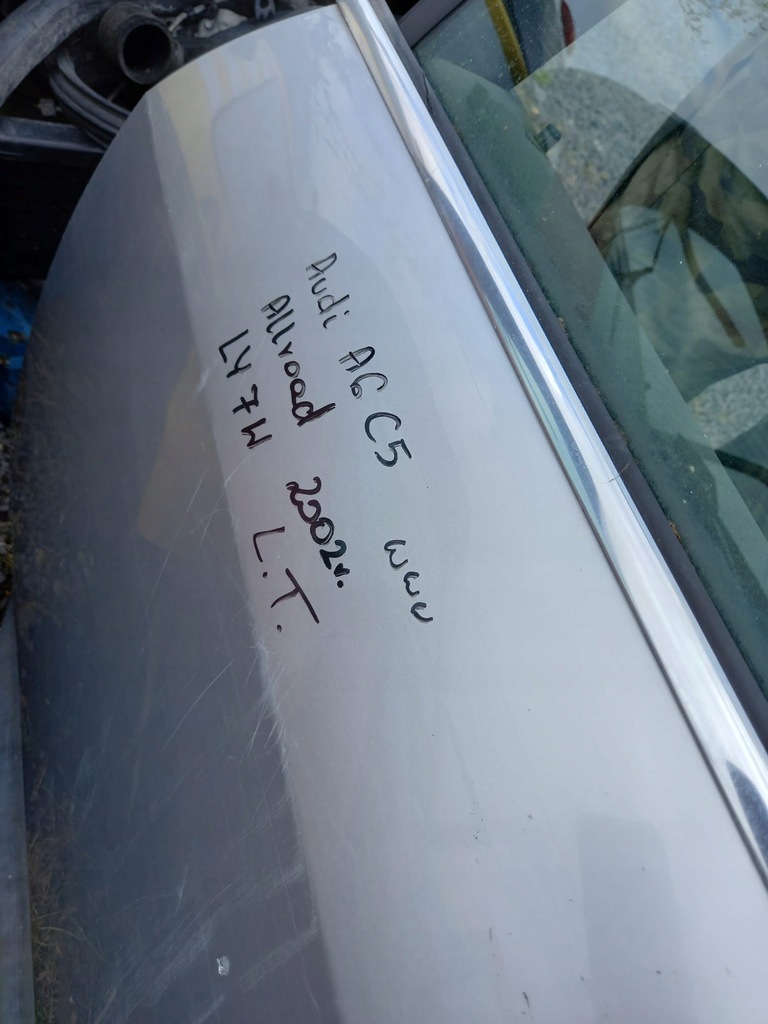 фото №14, Дверь левый правый задняя audi a6 c5 allroad 02r. ly7w