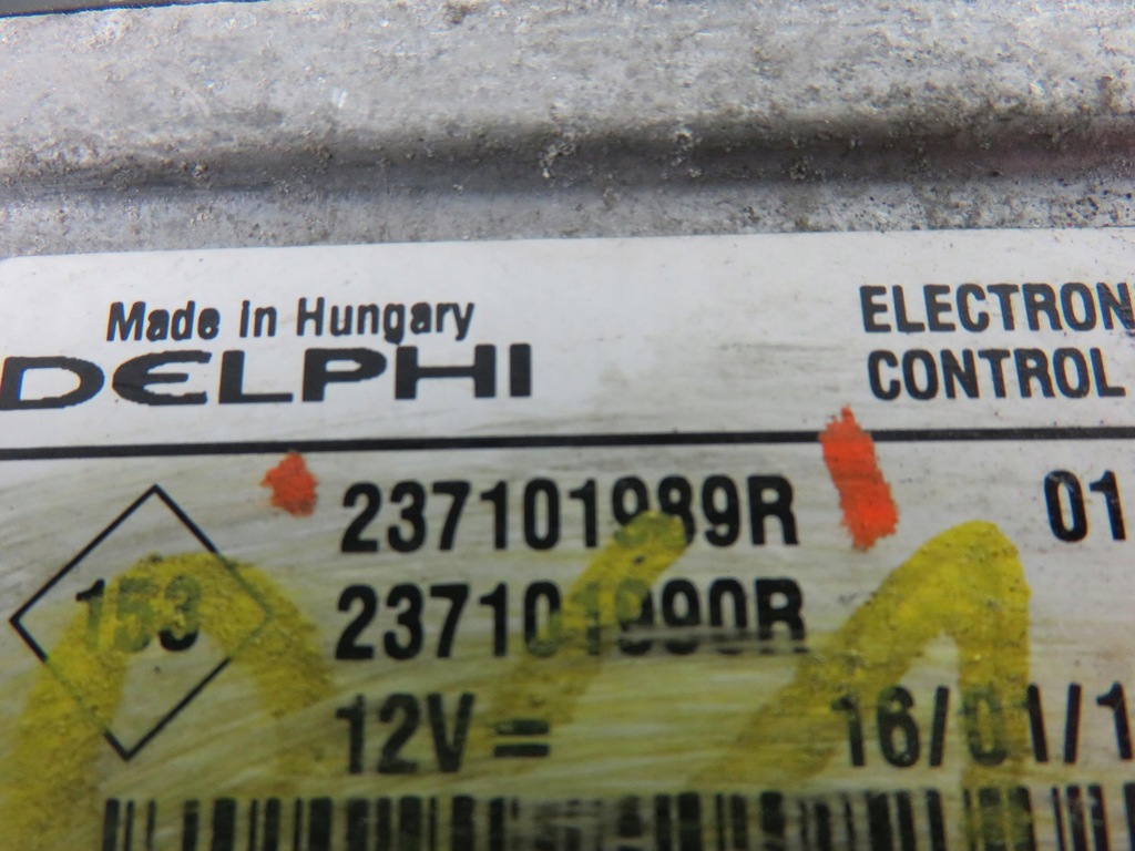 фото №3, Блок управления renault modus 1.5 dci 237101990r