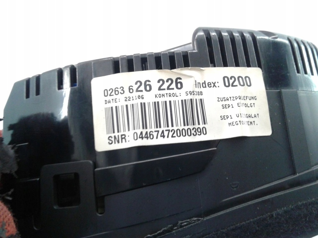 фото №5, Счетчик 0263626226 audi a4 b7 3,0 tdi