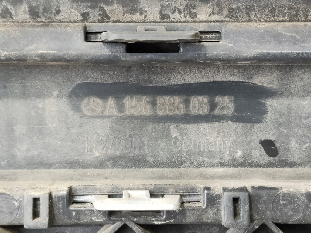 фото №12, Mercedes gla x156 w156 13-16 бампер задній дифузор задня a1568850325 оригінал