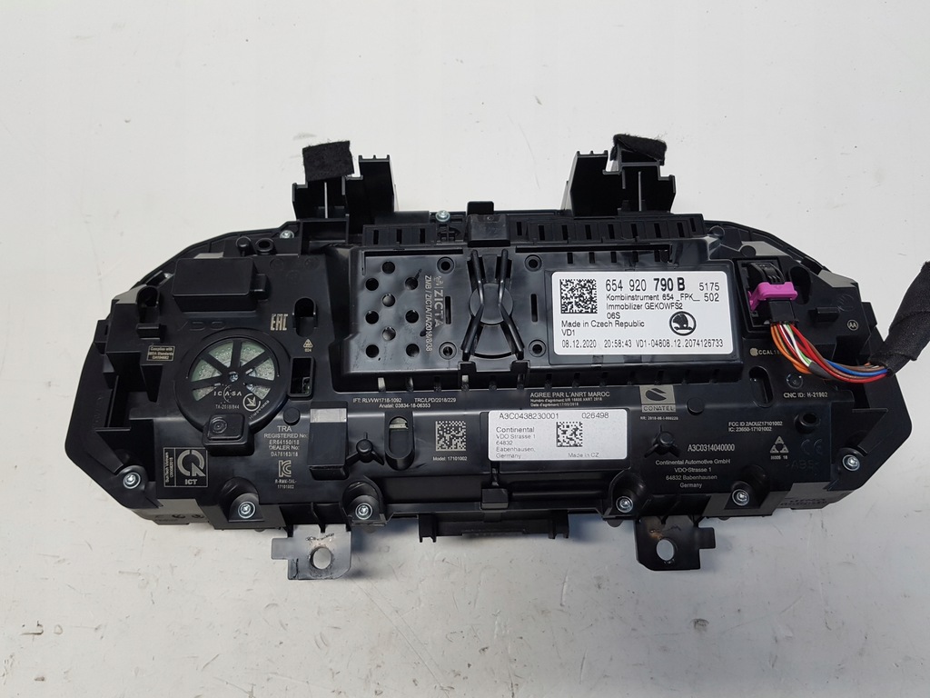 фото №5, Skoda kamiq счетчик виртуальный приборная панель 654920790b