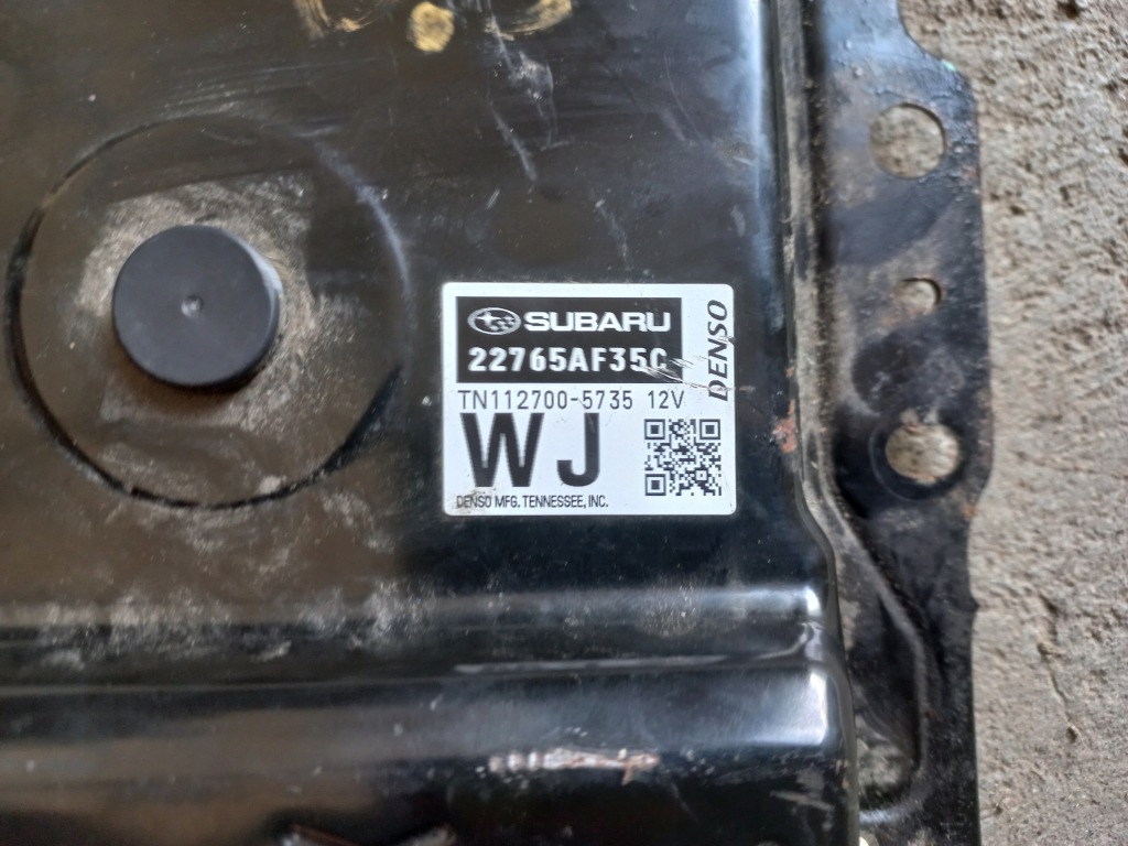 фото №2, Subaru outback 15- модуль бортовой компьютер двигателя usa