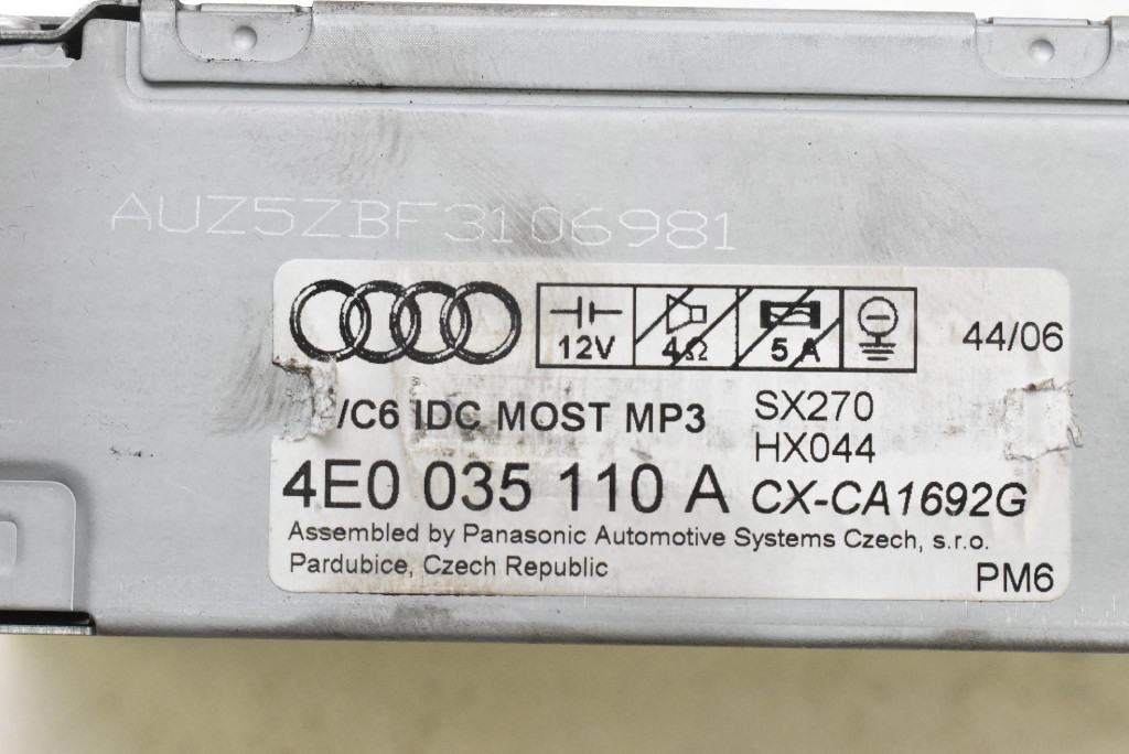 фото №7, Чейнджер cd 4e0035110a audi a8 d3 lift 05-07
