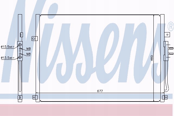 фото №9, Nissens 94464 конденсатор кондиціонера