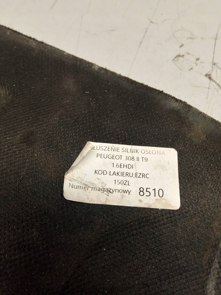 фото №12, Peugeot 308 ii t9 шумоизоляция защита двигателя стены перегородки 9686598080