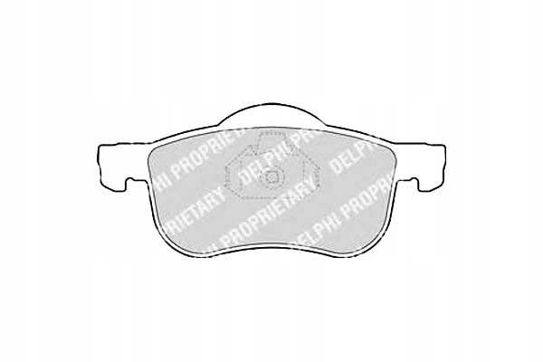 фото №1, Delphi гальмівні колодки гальмівні volvo s60 i 2.4 d