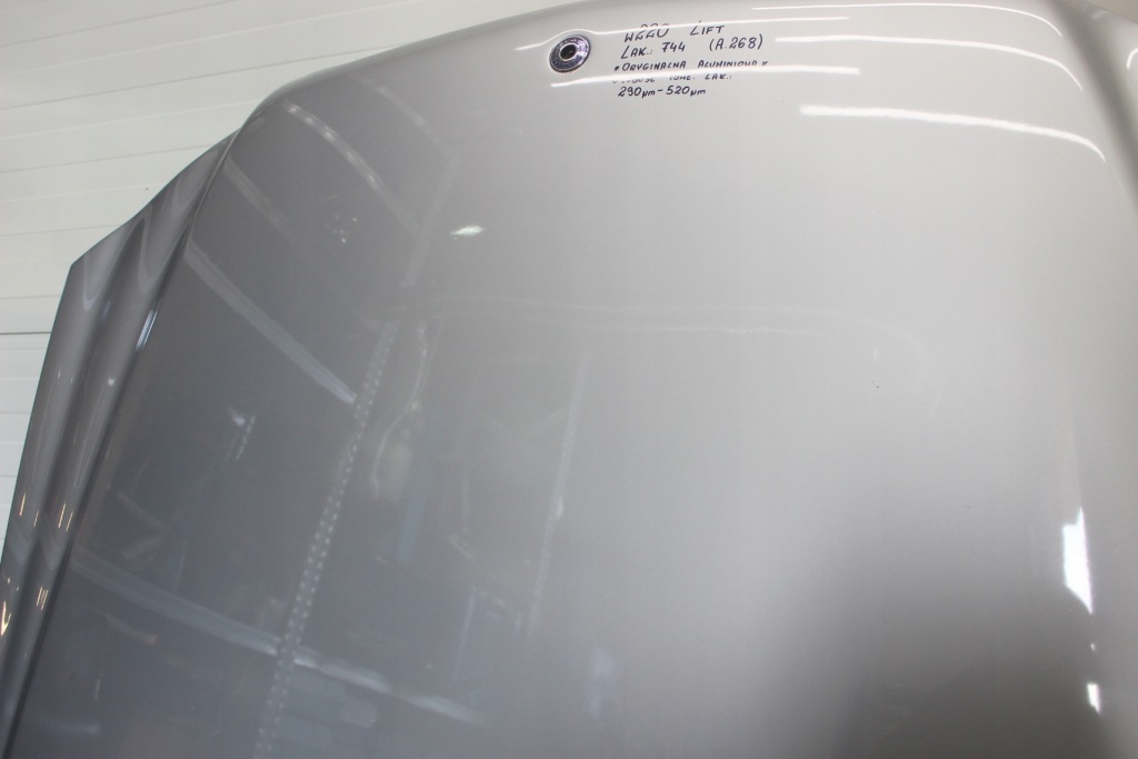 Mercedes s w220 капот двигателя крышка 744 рестайлинг  alu Доставка