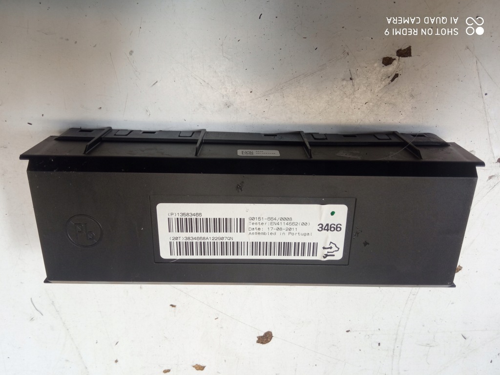 фото №1, Opel astra j модуль обдув кондиціонера 13583466