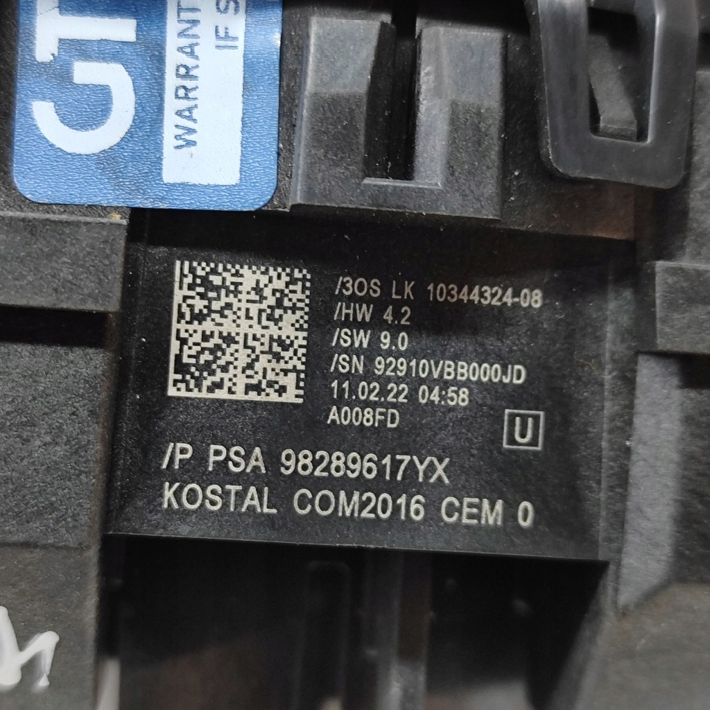 фото №10, Opel crossland x 2022 рычаг / переключатель поворотники