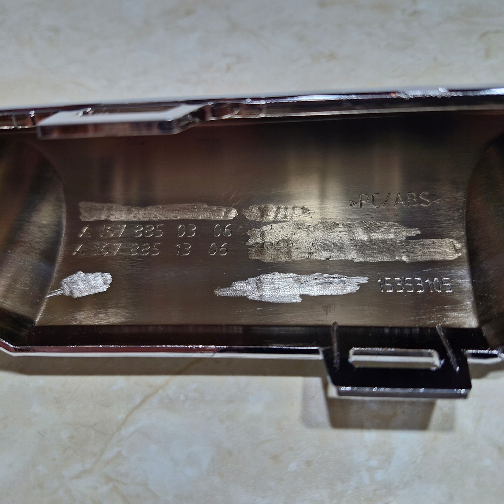 фото №9, Mercedes gls a1678850306 молдинг хром бампера перед