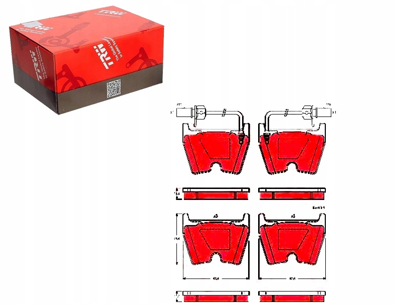 фото №1, Гальмівні колодки гальмівні vw перед phaeton 3,0-6,0 02- з cz