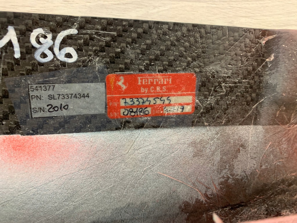 фото №15, Ferrari 488 pista карбон карбон молдинг поріг pra