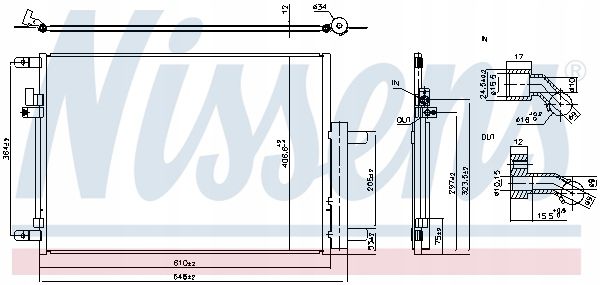 фото №1, Nissens 941288 конденсатор, кондиціонер