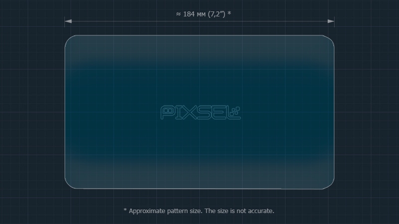 Захисне скло pixsel na планшет задній mercedes benz eqs - 8.3“ 2022 - в Україні