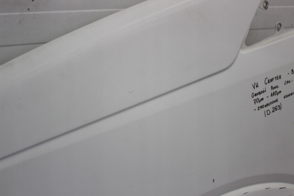 фото №8, Volkswagen crafter крила лівий перед передній білий lak 70-110