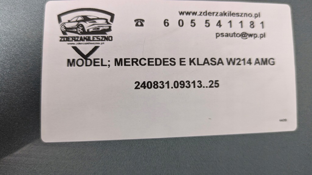 фото №12, Бампер передний mercedes e klasa w214 amg