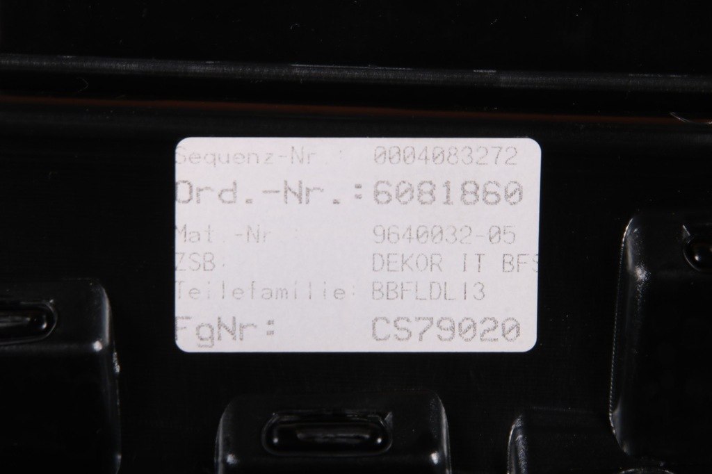 фото №14, Bmw 5' g60 g61 молдинг декоративная dekor консоли dark graphite europa 9640032