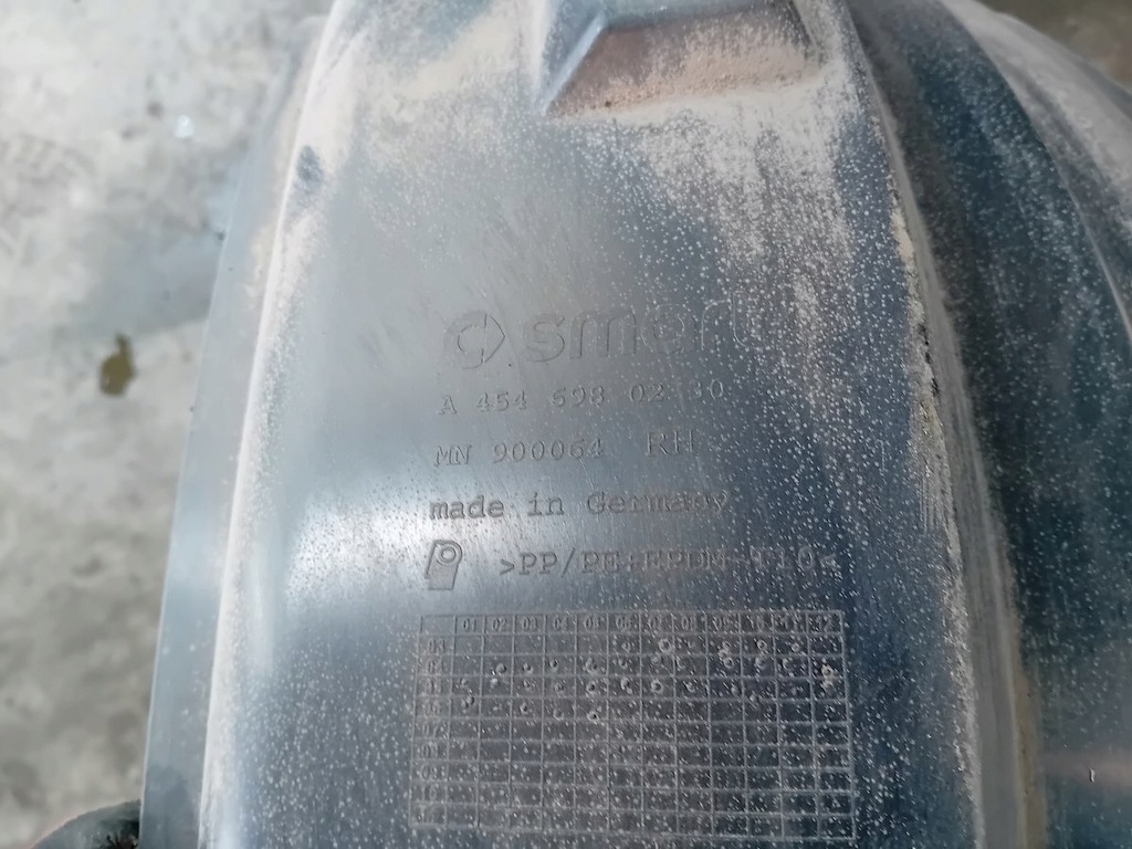 фото №7, Підкрилок праве задня smart forfour i a4546980230 mn900064